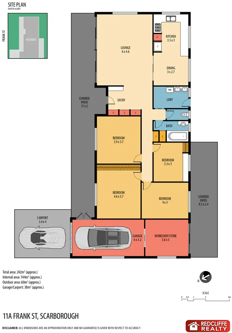 Floorplan of Homely house listing, 11A Frank Street, Scarborough QLD 4020