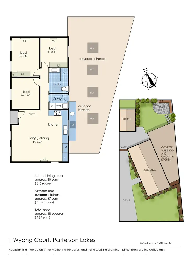 Floorplan of Homely house listing, 1 Wyong Court, Patterson Lakes VIC 3197