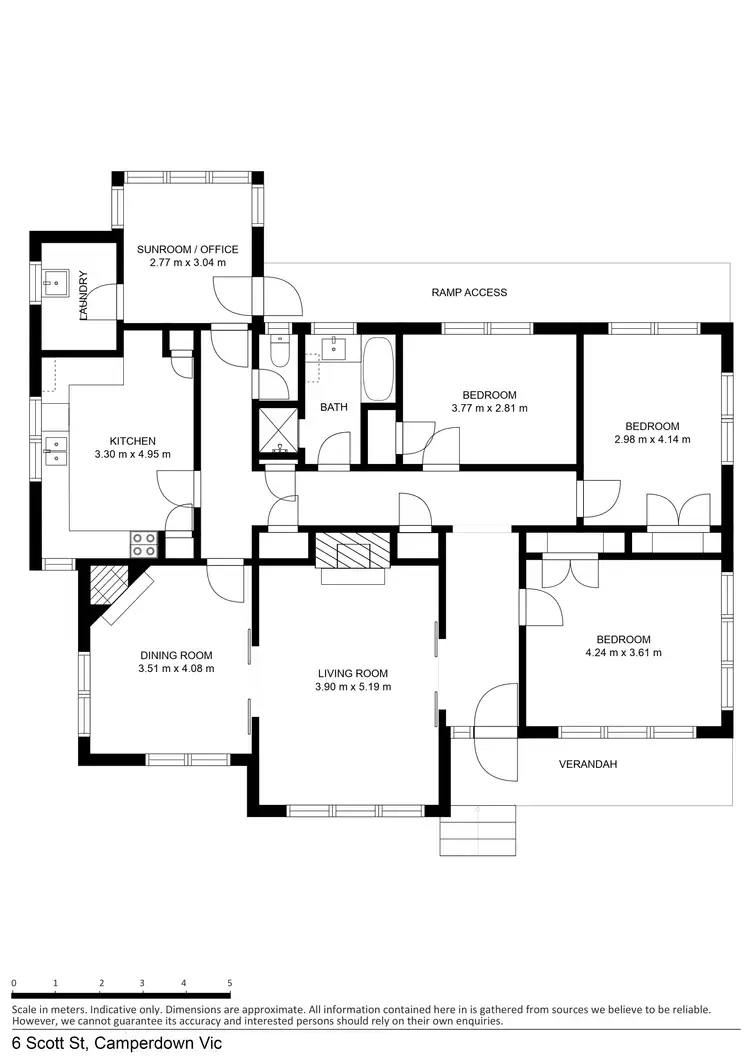 Floorplan of Homely house listing, 6 Scott Street, Camperdown VIC 3260