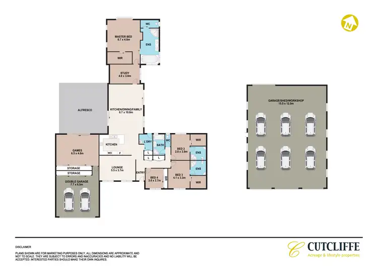 Floorplan of Homely house listing, 10 Blackwood Road, Vineyard NSW 2765