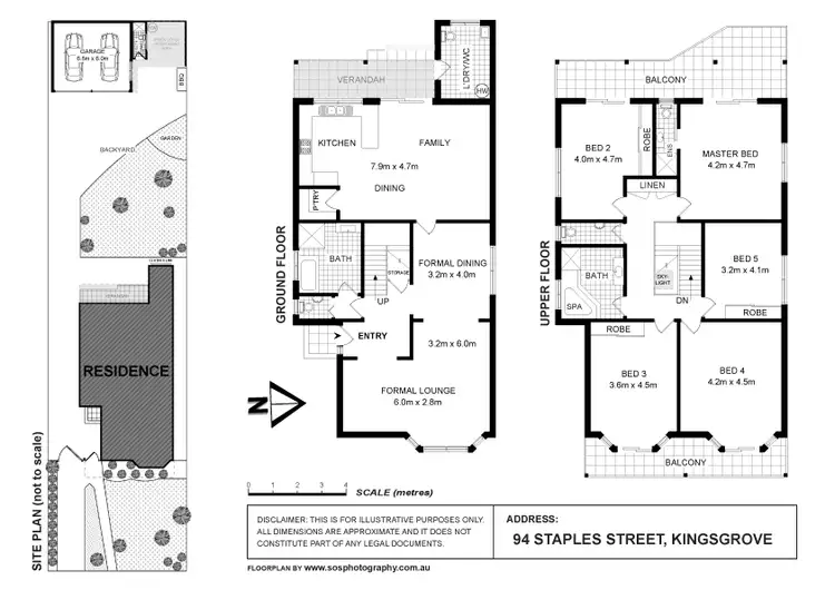 Floorplan of Homely house listing, 94 Staples Street, Kingsgrove NSW 2208
