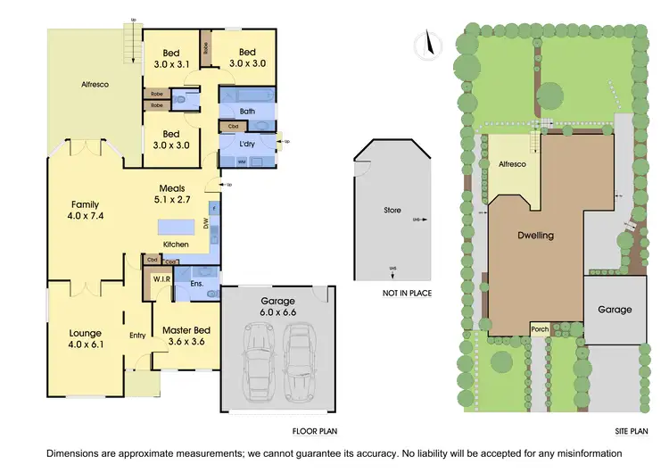 Floorplan of Homely house listing, 4 Siyan Rise, Diamond Creek VIC 3089