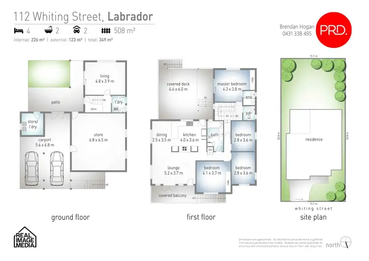 Floorplan of Homely house listing, 112 Whiting Street, Labrador QLD 4215