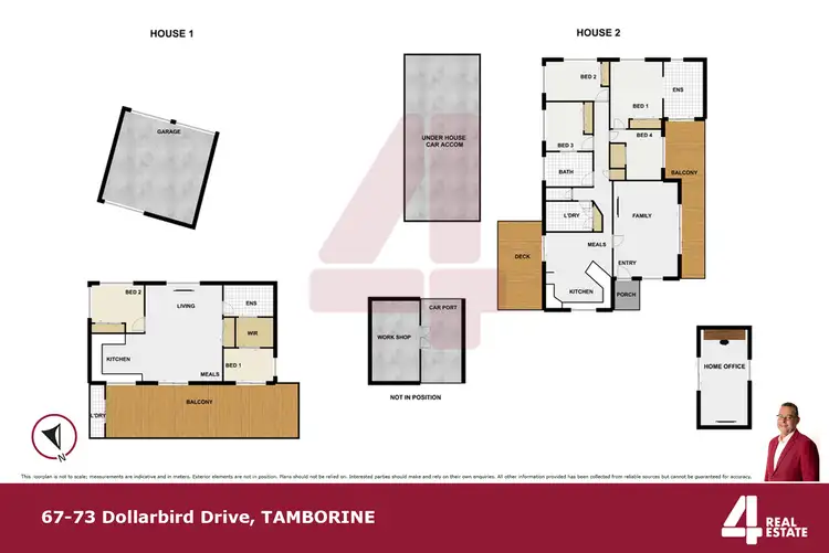 Floorplan of Homely house listing, 67-73 Dollarbird Drive, Tamborine QLD 4270