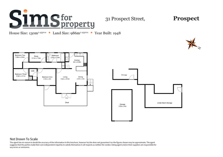 Floorplan of Homely house listing, 31 Prospect Street, Prospect TAS 7250