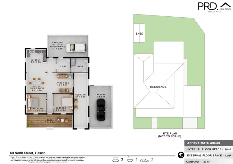 Floorplan of Homely house listing, 60 North Street, Casino NSW 2470