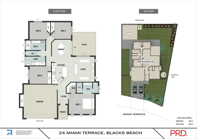 Floorplan of Homely house listing, 24 Miami Terrace, Blacks Beach QLD 4740