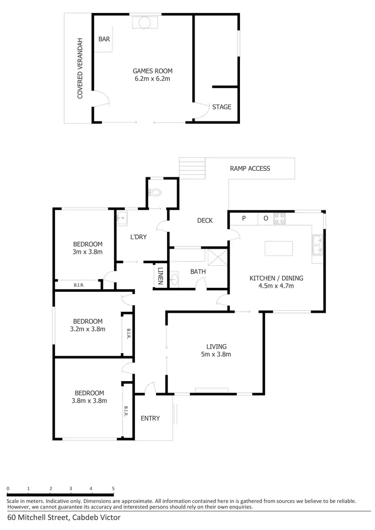 Floorplan of Homely house listing, 60 Mitchell Street, Cobden VIC 3266