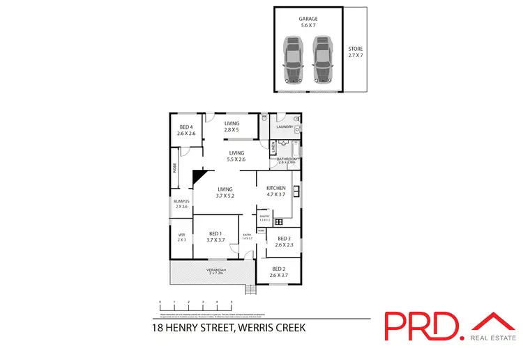 Floorplan of Homely house listing, 18 Henry Street, Werris Creek NSW 2341