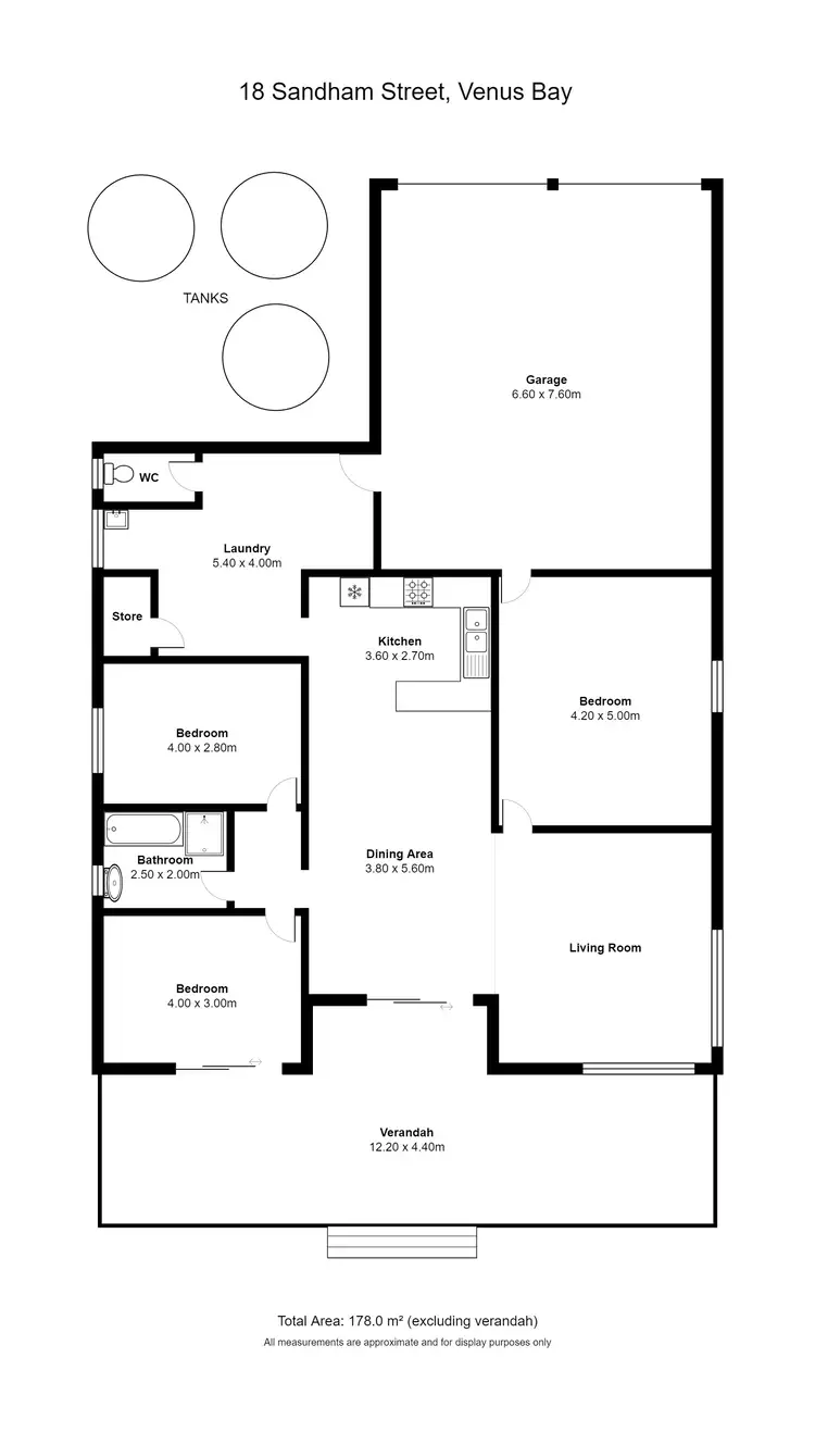Floorplan of Homely house listing, 18 Sandham Street, Venus Bay SA 5607