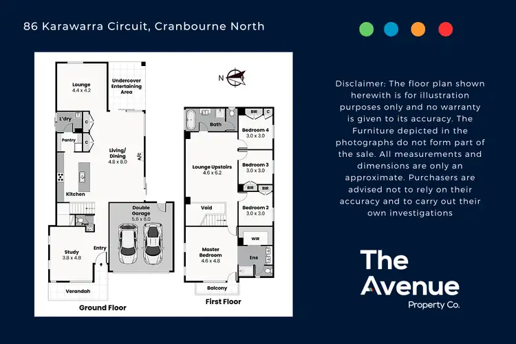 Floorplan of Homely house listing, 86 Karawarra Circuit, Cranbourne North VIC 3977