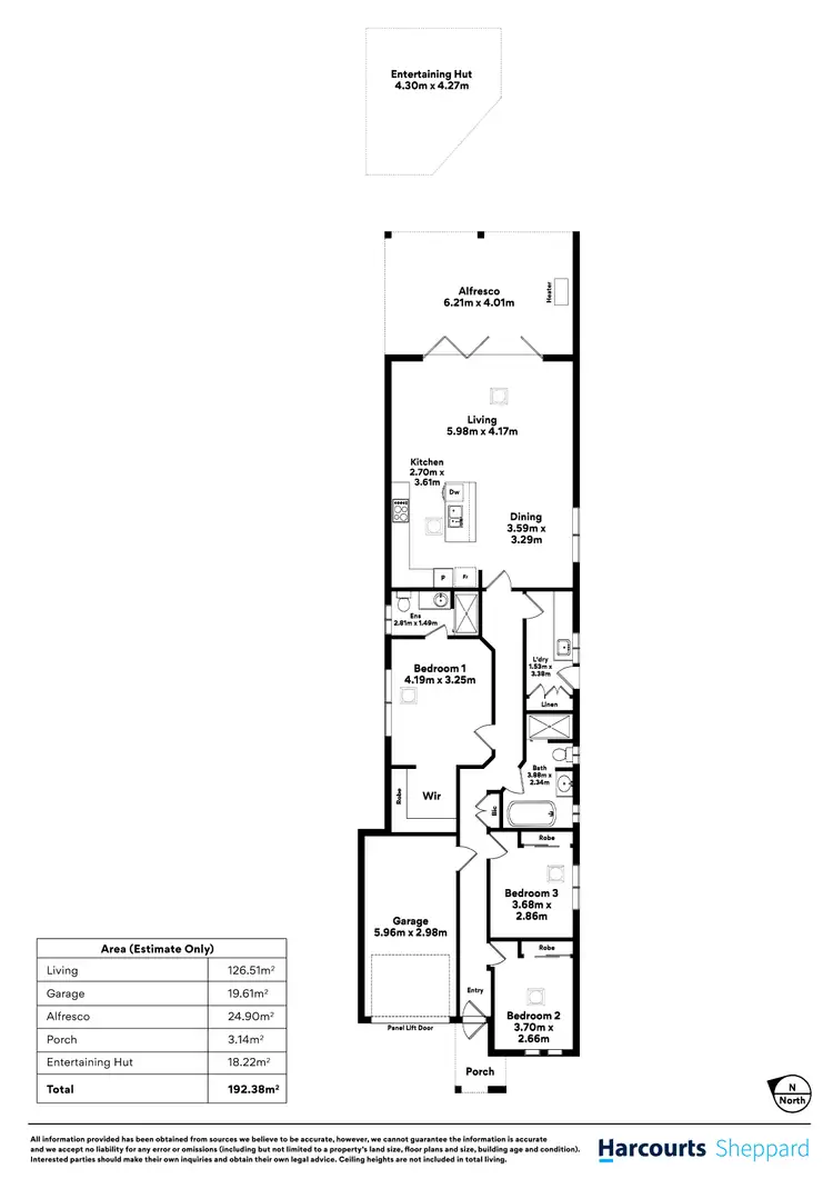 Floorplan of Homely house listing, 24A Gloucester Street, Largs Bay SA 5016