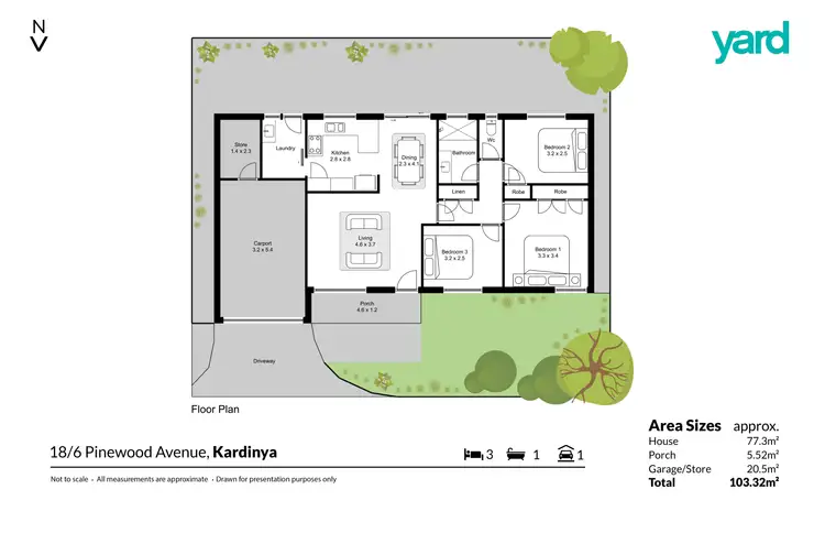 Floorplan of Homely house listing, 18/6 Pinewood Avenue, Kardinya WA 6163
