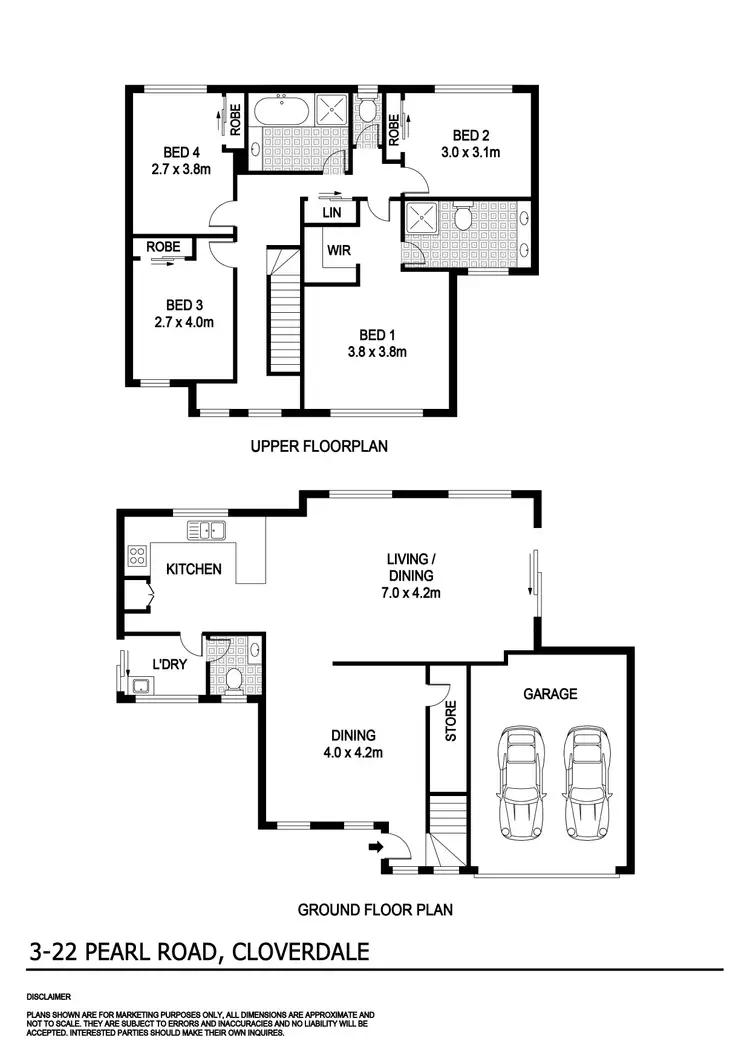 Floorplan of Homely house listing, 3/22 Pearl Road, Cloverdale WA 6105