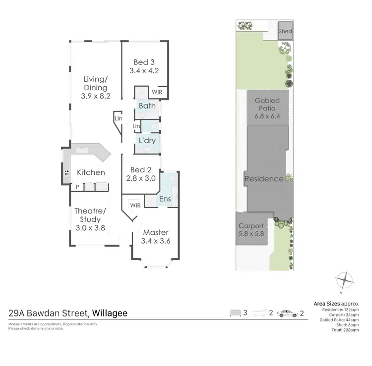 Floorplan of Homely house listing, 29A Bawdan Street, Willagee WA 6156