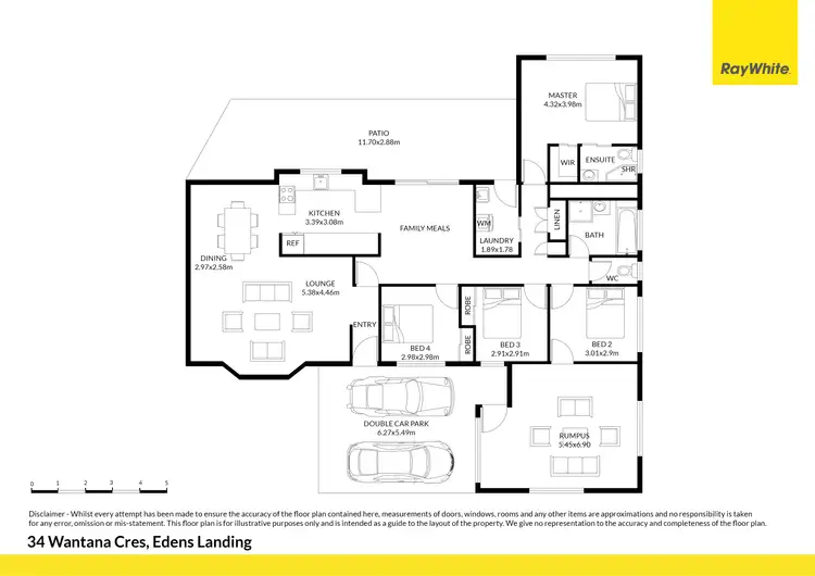 Floorplan of Homely house listing, 34 Wantana Crescent, Edens Landing QLD 4207