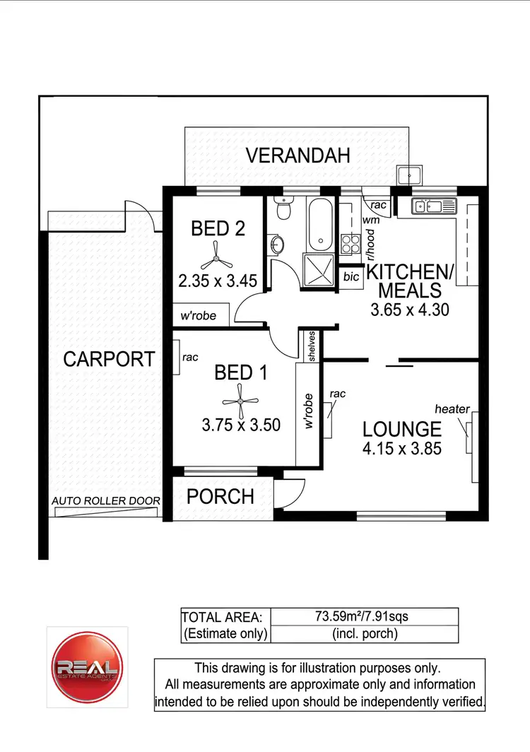 Floorplan of Homely unit listing, 19/14 Croker Road, Morphettville SA 5043