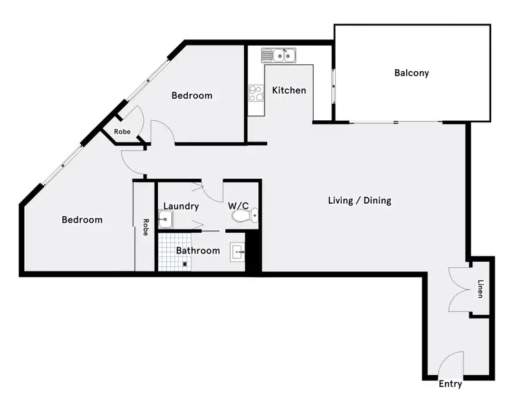 Floorplan of Homely apartment listing, 46/43 Hibberson Street, Gungahlin ACT 2912