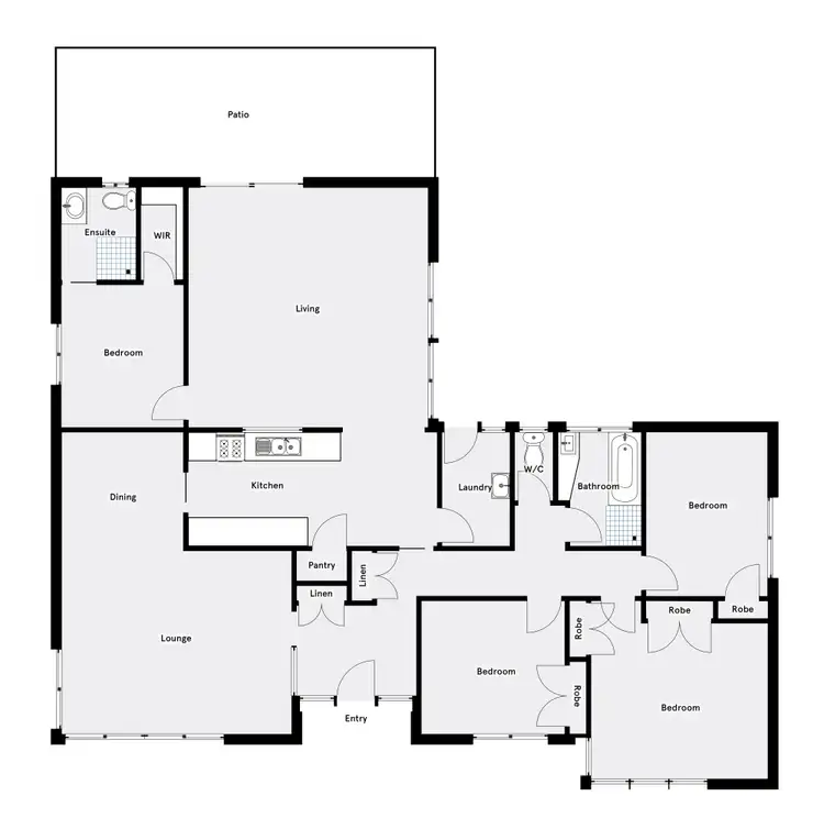 Floorplan of Homely house listing, 184 Beasley Street, Farrer ACT 2607