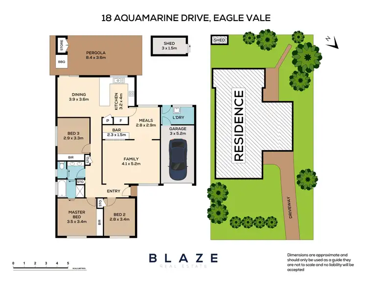 Floorplan of Homely house listing, 18 Aquamarine Drive, Eagle Vale NSW 2558