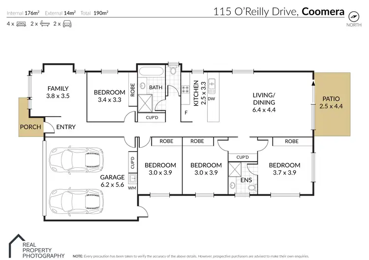 Floorplan of Homely house listing, 115 O'Reilly Drive, Coomera QLD 4209