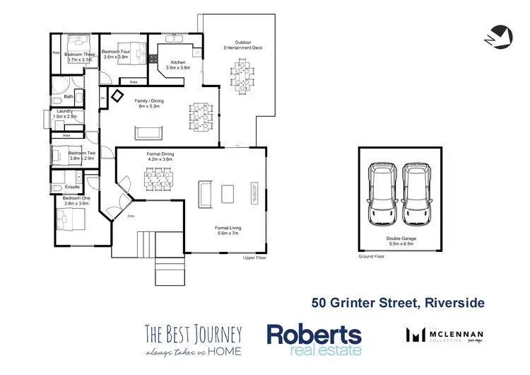 Floorplan of Homely house listing, 50 Grinter Street, Riverside TAS 7250