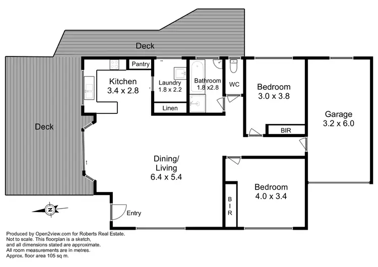 Floorplan of Homely unit listing, 3/100a Nicholls Street, Devonport TAS 7310