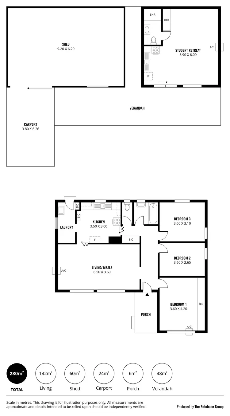 Floorplan of Homely house listing, 23 Oxford Street, Hillcrest SA 5086