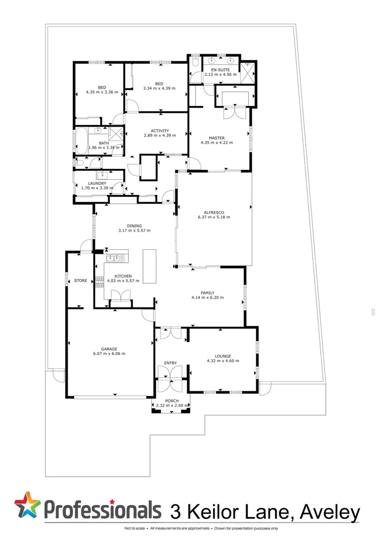Floorplan of Homely house listing, 3 Keilor Lane, Aveley WA 6069