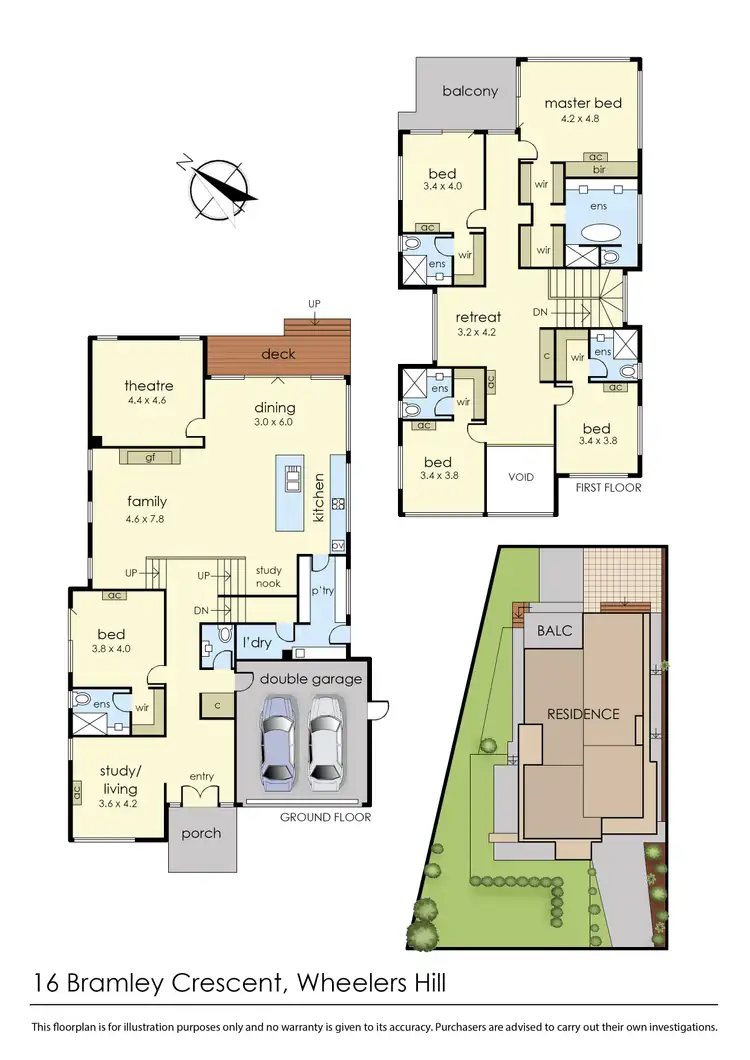 Floorplan of Homely house listing, 16 Bramley Crescent, Wheelers Hill VIC 3150
