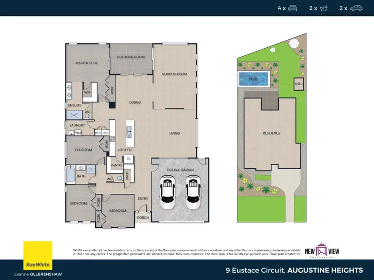 Floorplan of Homely house listing, 9 Eustace Circuit, Augustine Heights QLD 4300