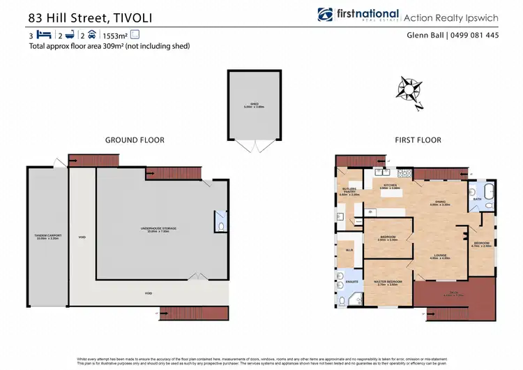 Floorplan of Homely house listing, 83 Hill Street, Tivoli QLD 4305