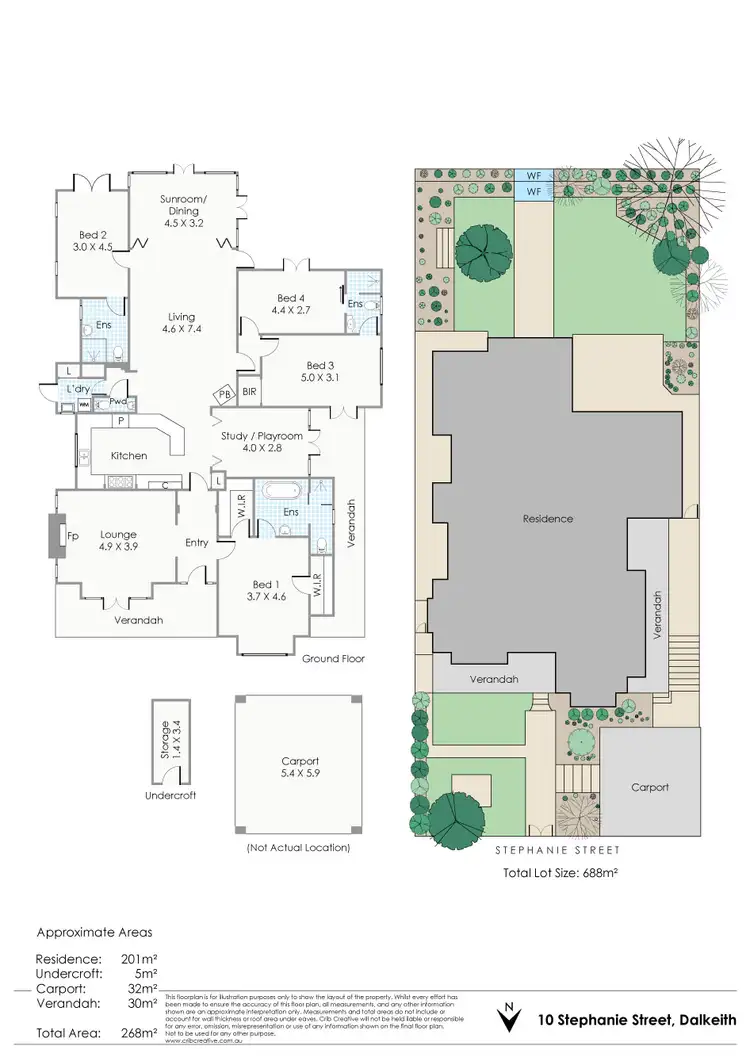 Floorplan of Homely house listing, 10 Stephanie Street, Dalkeith WA 6009