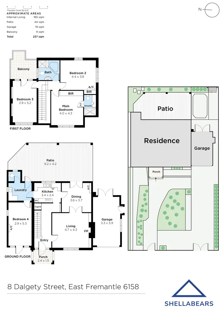 Floorplan of Homely house listing, 8 Dalgety Street, East Fremantle WA 6158