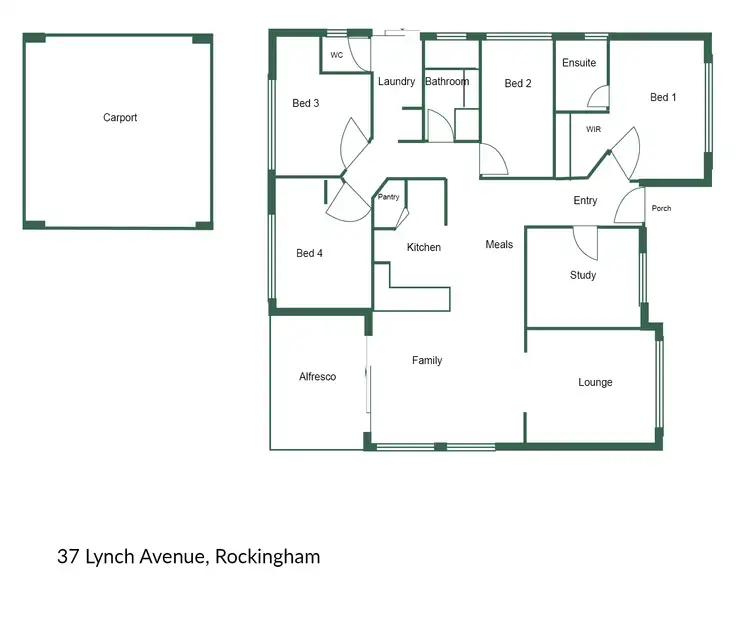 Floorplan of Homely house listing, 37 Lynch Avenue, Rockingham WA 6168