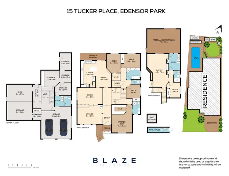 Floorplan of Homely house listing, 15 Tucker Place, Edensor Park NSW 2176