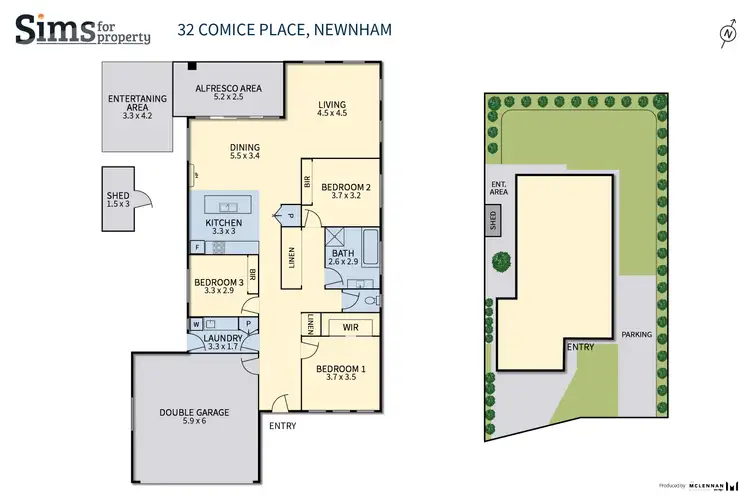 Floorplan of Homely house listing, 32 Comice Place, Newnham TAS 7248
