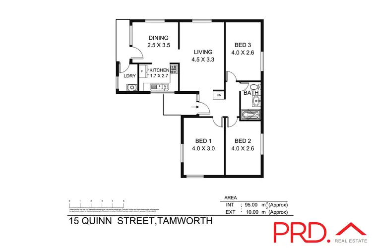 Floorplan of Homely house listing, 15 Quinn Street, Tamworth NSW 2340