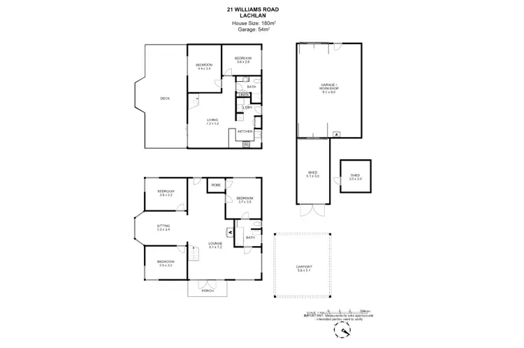 Floorplan of Homely house listing, 21 Williams Road, Lachlan TAS 7140
