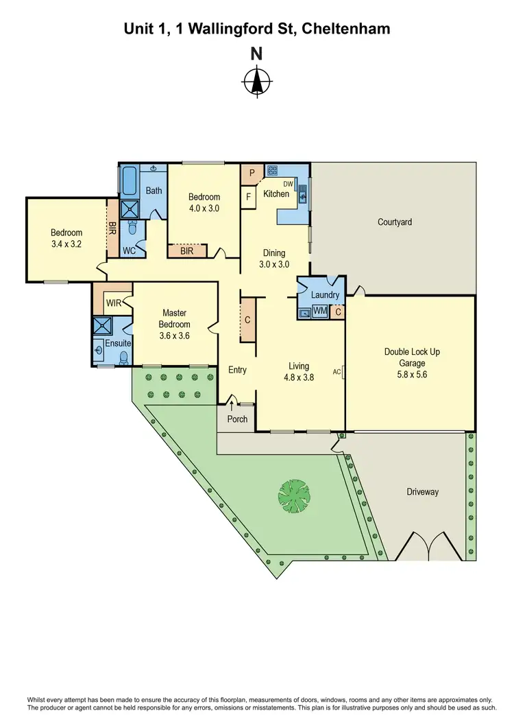 Floorplan of Homely house listing, 1/1 Wallingford Street, Cheltenham VIC 3192