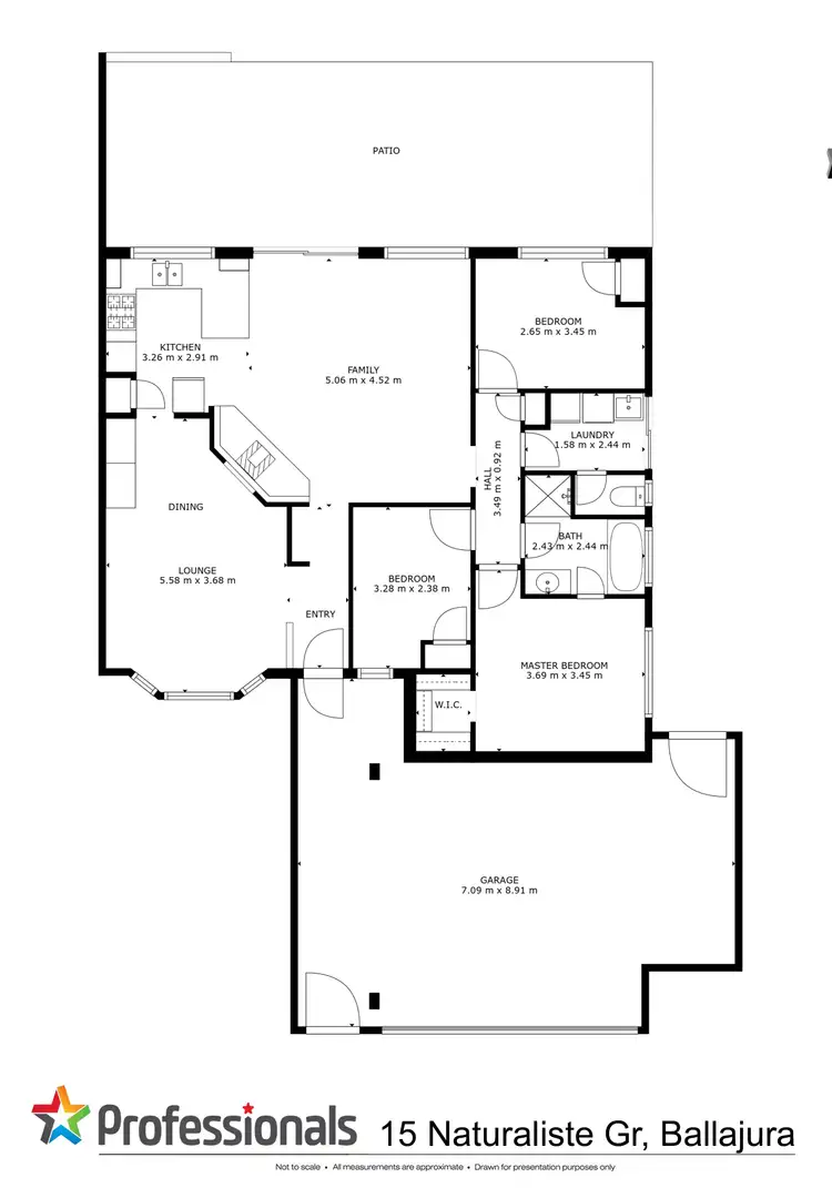 Floorplan of Homely house listing, 15 Naturaliste Grove, Ballajura WA 6066