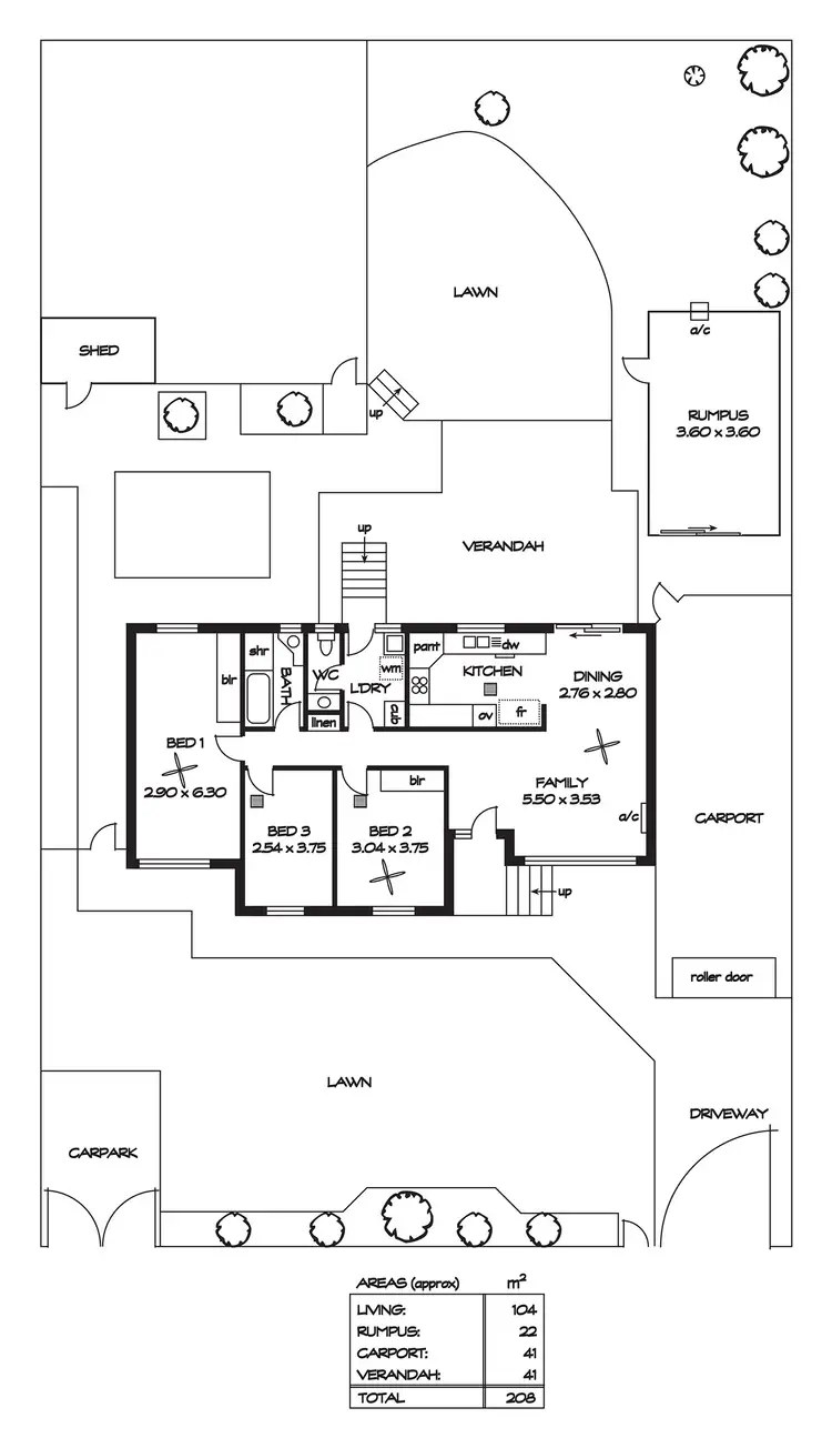 Floorplan of Homely house listing, 6 Birkin Avenue, Ingle Farm SA 5098