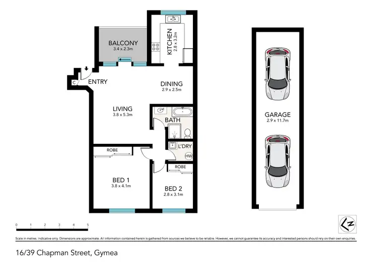 Floorplan of Homely apartment listing, 16/39-43 Chapman Street, Gymea NSW 2227