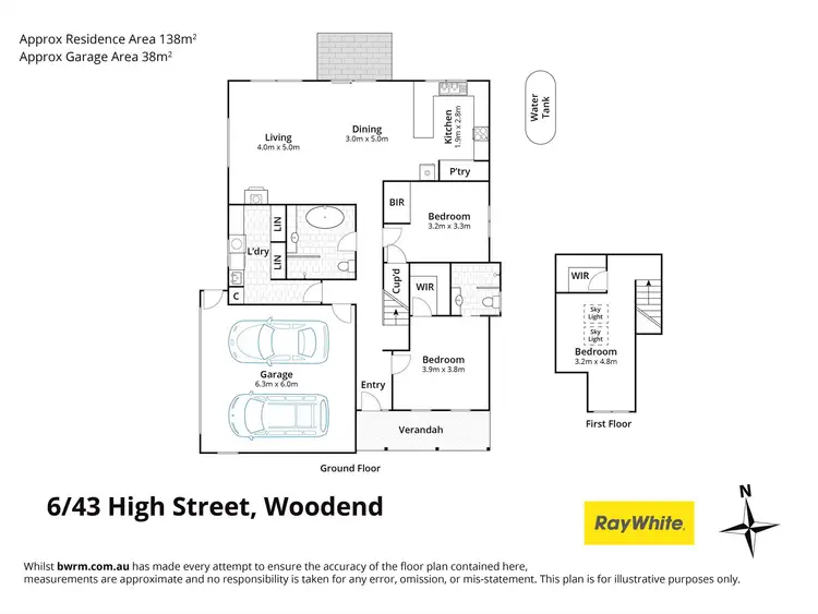 Floorplan of Homely house listing, 6/43 High Street, Woodend VIC 3442