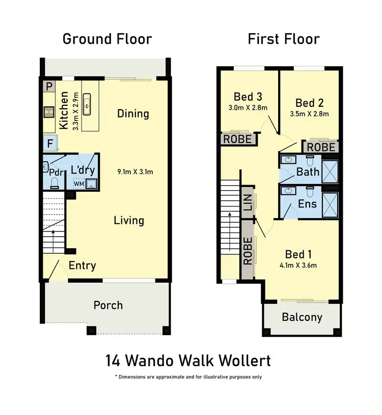 Floorplan of Homely house listing, 14 Wando Walk, Wollert VIC 3750