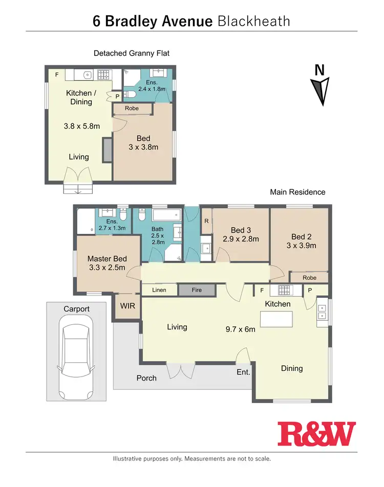 Floorplan of Homely house listing, 6 Bradley Avenue, Blackheath NSW 2785