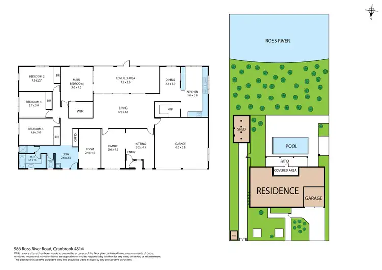 Floorplan of Homely house listing, 586 Ross River Road, Cranbrook QLD 4814
