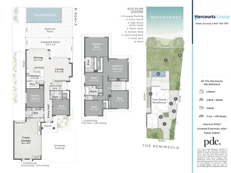 Floorplan of Homely house listing, 65 The Peninsula, Helensvale QLD 4212