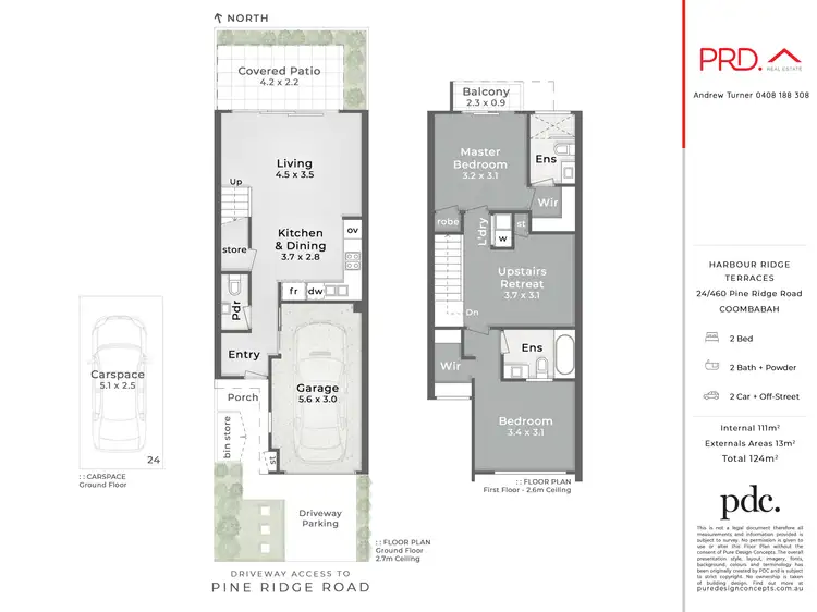 Floorplan of Homely townhouse listing, 24/460-462 Pine Ridge Road, Coombabah QLD 4216