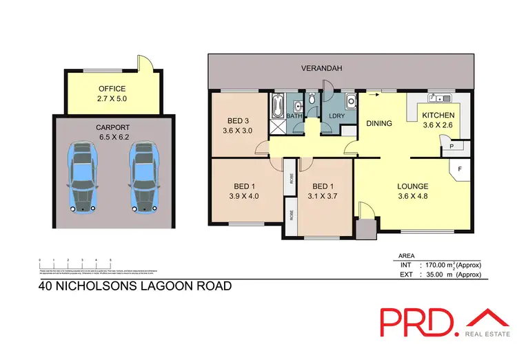 Floorplan of Homely house listing, 40 Nicholsons Lagoon Road, Quirindi NSW 2343